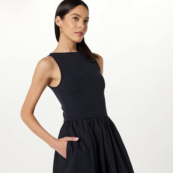 The Drop Dresses & Skirts - The Drop Womens Dia Mixed Fabric Midi Tank Maxi  Dress size L